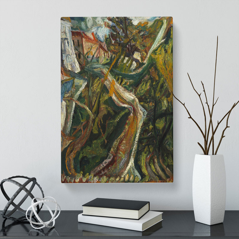 Path Through The Trees by Chaim Soutine - Wrapped Canvas Painting, 50cm H x 35cm W x 3cm D