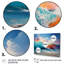 Décoration murale Shorline Waves Sunset III - vagues côtières