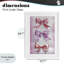 Blush and Satin Elegance, reproduction sous verre encadrée, design par Annabelle Hall-6515180-6515176