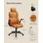 17 Stories Adjustable Faux Leather Swiveling PC & Racing Game Chair-1362612171
