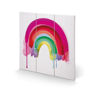 Rainbow by Summer Thornton - No Frame Painting on Wood