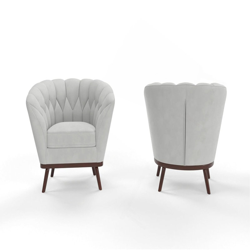 Chaise d'appoint rembourrée 1pc Modern Elegance