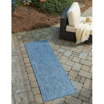Avaughn Blue Indoor/Outdoor Area Rug