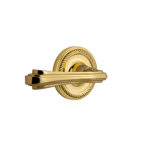 Rope Rosette Privacy (Bed & Bath) with Fleur Lever