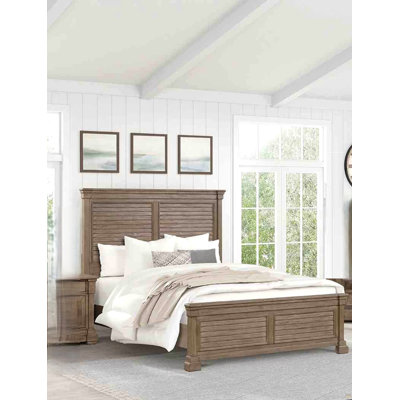 Meuble de lit de style transitionnel avec tête de lit à très grand lit 1Pc