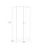Rasheen Manufactured Wood Wardrobe