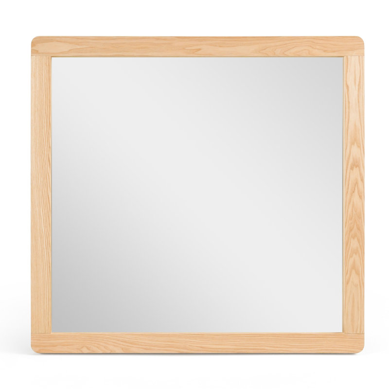 Dalicia - Miroir moderne en frêne naturel