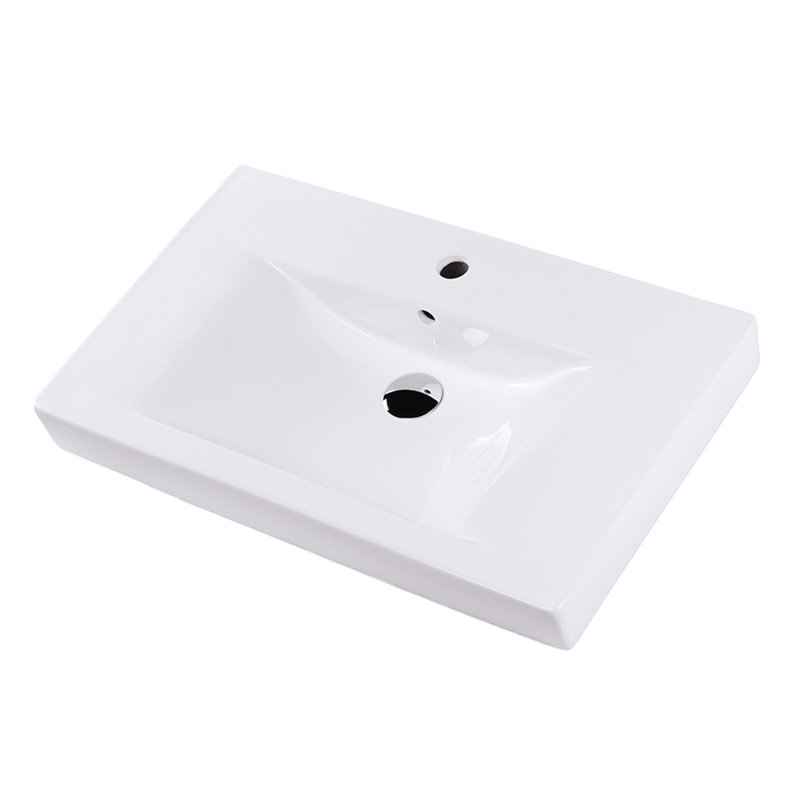 Spring 29.88'' L Bathroom Sink, Single