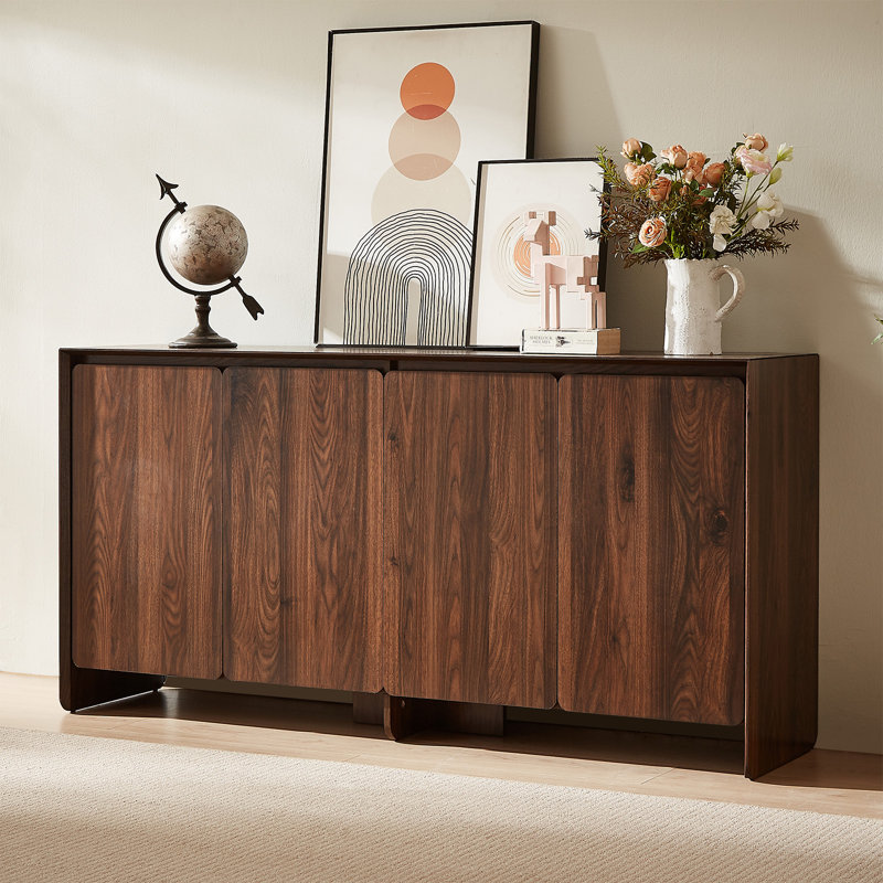 Buffet 63 "avec 4 portes, Noyer