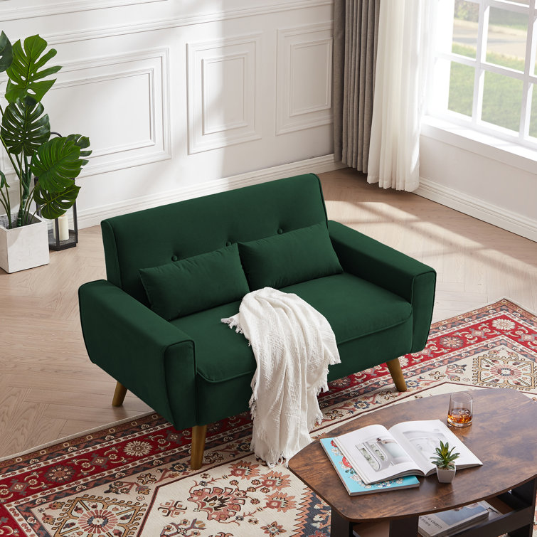 Herschel Fabric 48.82'' Reception Loveseat