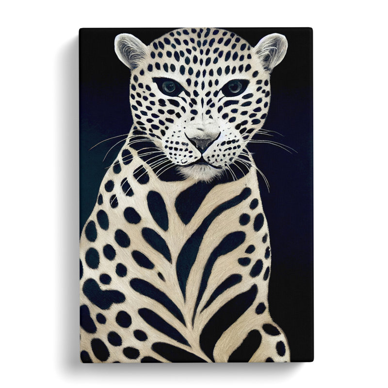 Leopard Modern - Wrapped Canvas, 76cm H x 50cm W x 3cm D