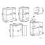 Beliani 290cm 4 Modular Outdoor Kitchen