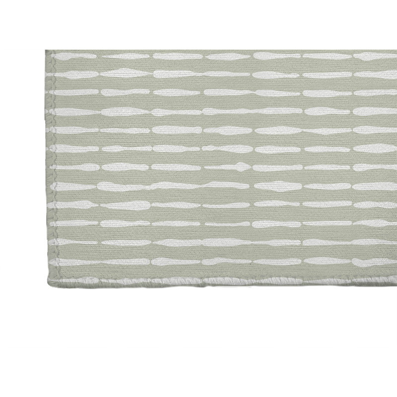 Chuck Indoor Doormat, Light Green, 60" W x 84" L