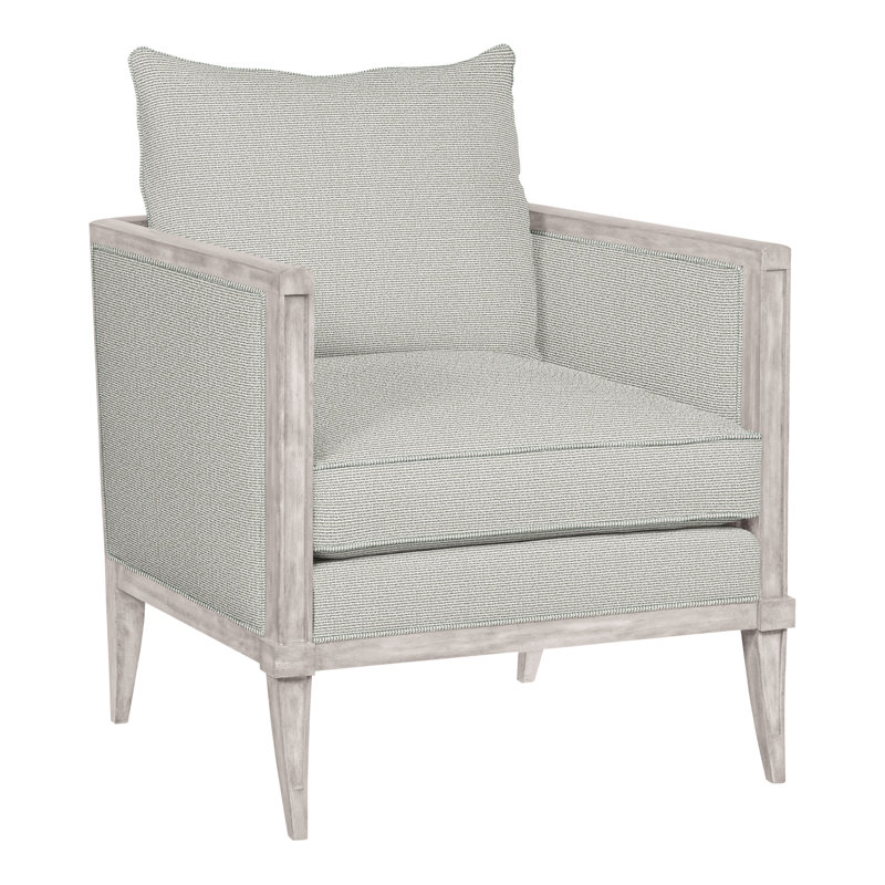 Cameo 28.5" Chair, Dove Gray, Callaloo Cotton