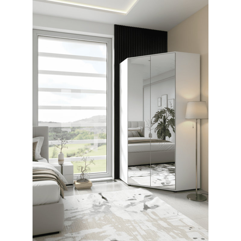 Robbinsen 2 Door Manufactured Wood Wardrobe