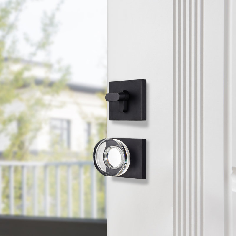 Complete Entry Knob Set with Deadbolt, Matte Black