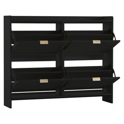 16 Pair Flip Down Shoe Storage