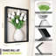 Vase mural 3D en bois