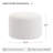 Regeani 22.6" Modern Round Upholstered Pouf Ottoman-993578369