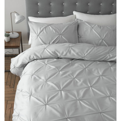 Microfibre Reversible Duvet Cover Set