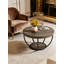 Table basse ronde à 2 niveaux-385847529