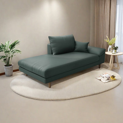 Modern luxury faux leather sponge recliner