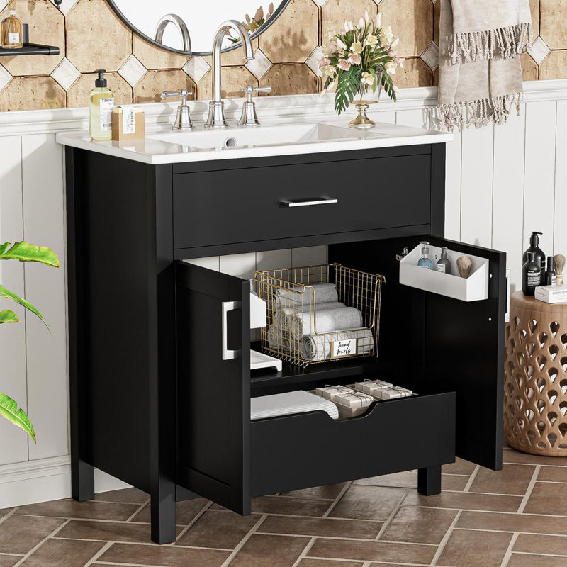 Bathroom Vanity, Black