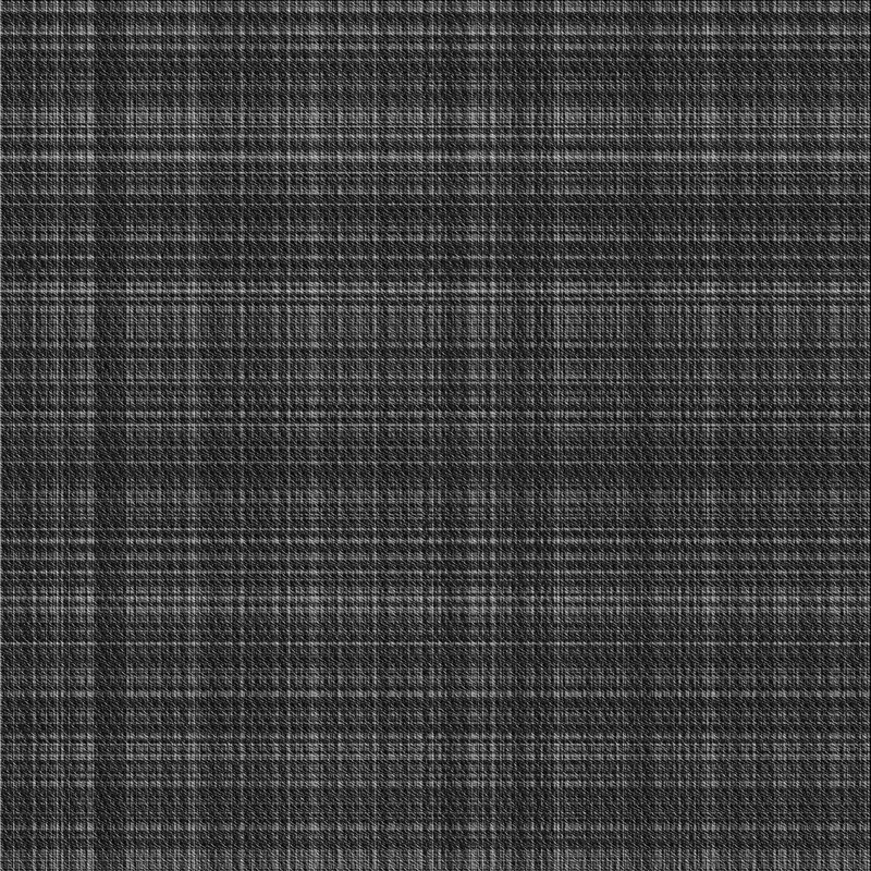 Tapis gris en laine à carreaux, Carré 3 pi
