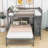 Twin Over Full Bunk Bed with Built-In Ladder-70556379