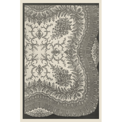 Vintage Lace IV by J.B. Waring - Wrapped Canvas Print