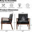 Fauteuil Mid-Century de 68 po de largeur-182214833