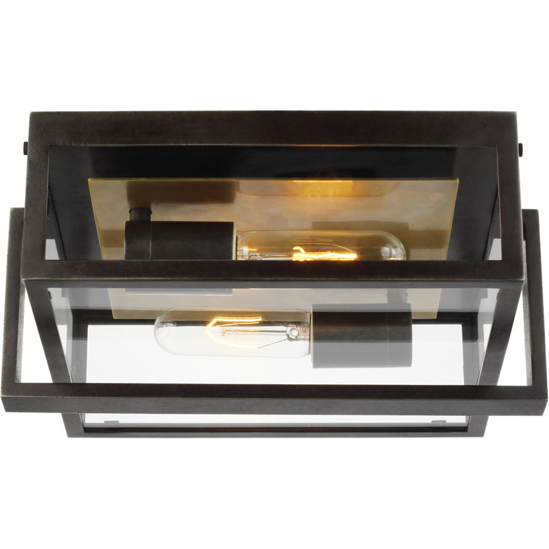 Halle 2 - Light Flush Mount, 5" H x 13" W x 11" D