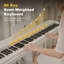 88 Keys Semi Weighted Electric Piano Keyboard With Wood Piano Bench For For Beginners, Portable Digital Piano 88 Key Weighted With 3-pedal Unit-1480208544
