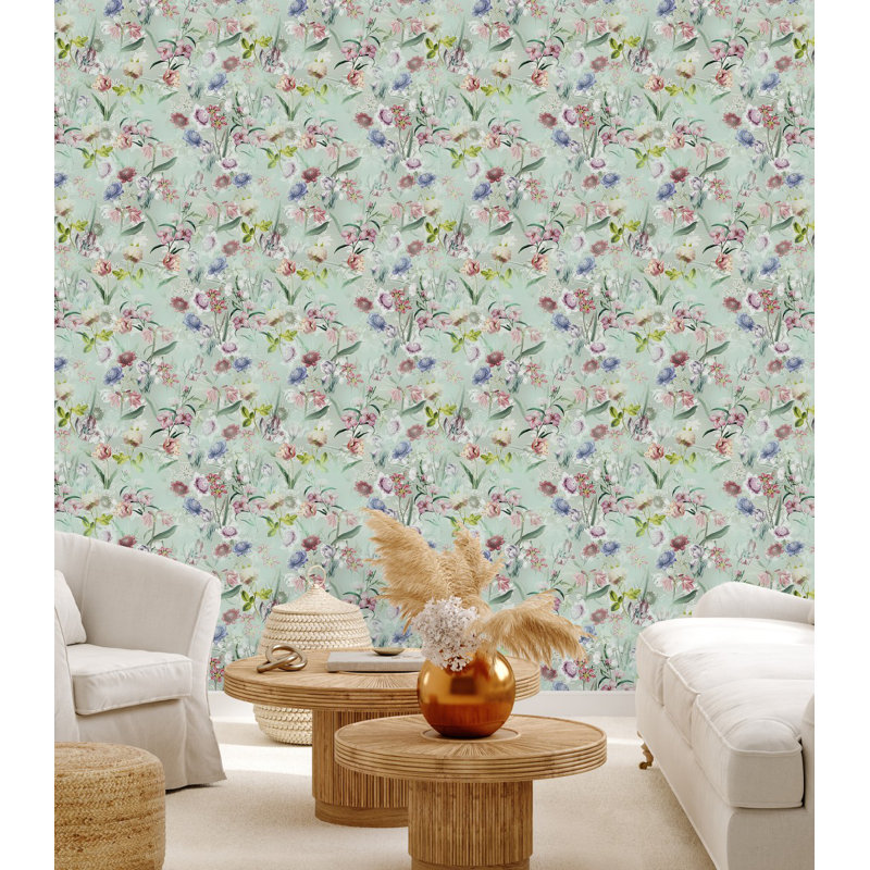 Carreau de papier peint auto-adhésif l 25 po, L 2,08 pi x L 18,75 pi