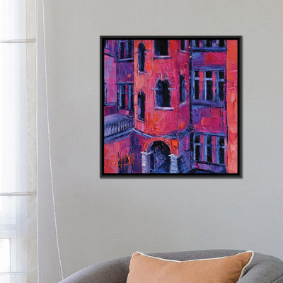 « la tour rose lyon », reproduction sur toile