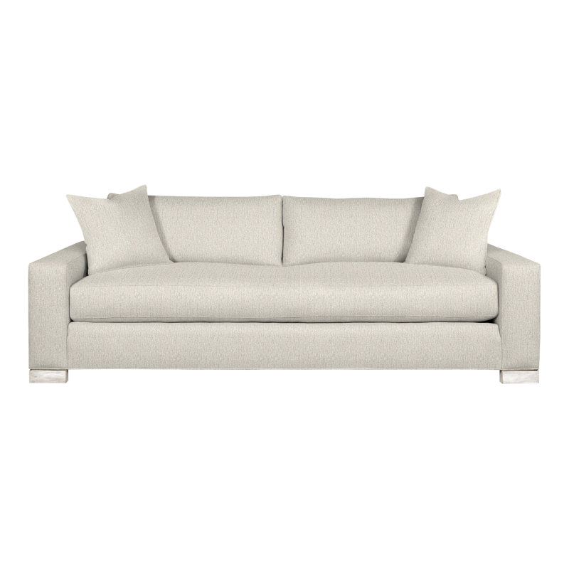Canapé-lit 83,5 po Claremont, Chenille Nompton Snow Crypton®, Casa Blanca