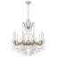 La Scala 10 Light 28in x 29.5in Chandelier in Etruscan Gold with Clear Radiance Crystals-767891796-767891797