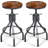 Swivel Counter Stool with Metal Frame-988352405-951660729
