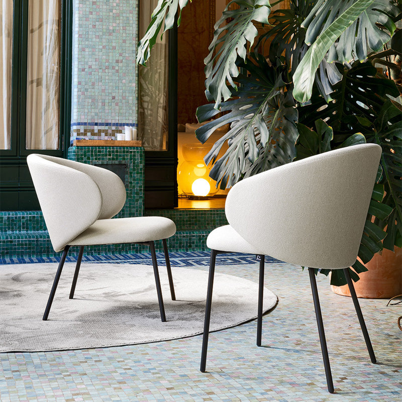 Tuka Chairs, Sand, Matte Black