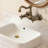 Two-Handle Bathroom Sink Faucet, Wall-Mounted Bathroom Faucet