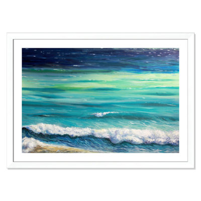 «Rolling Waves», reproduction encadrée