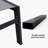Valhalla Outdoor Rust-Resistant Metal Chaise Lounge with Table-2050201010