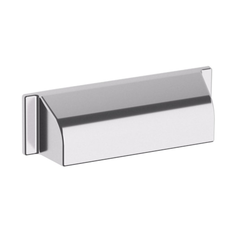 4421 Transitional Cup Pull, 4" CTC, Polished Chrome