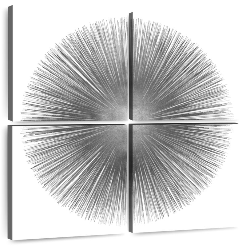 Silver Sunburst I