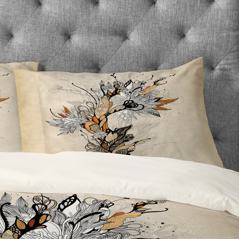 Floral 1 Pillowcase, King
