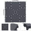 Carreaux de terrasse en plastique à emboîtement l 12 po x L 12 po - Planchers imperméables et faciles à nettoyer pour le garage, le balcon et la cour arrière