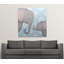 «Elephant Mommy and Baby on Blue», impression-26547956-49378385