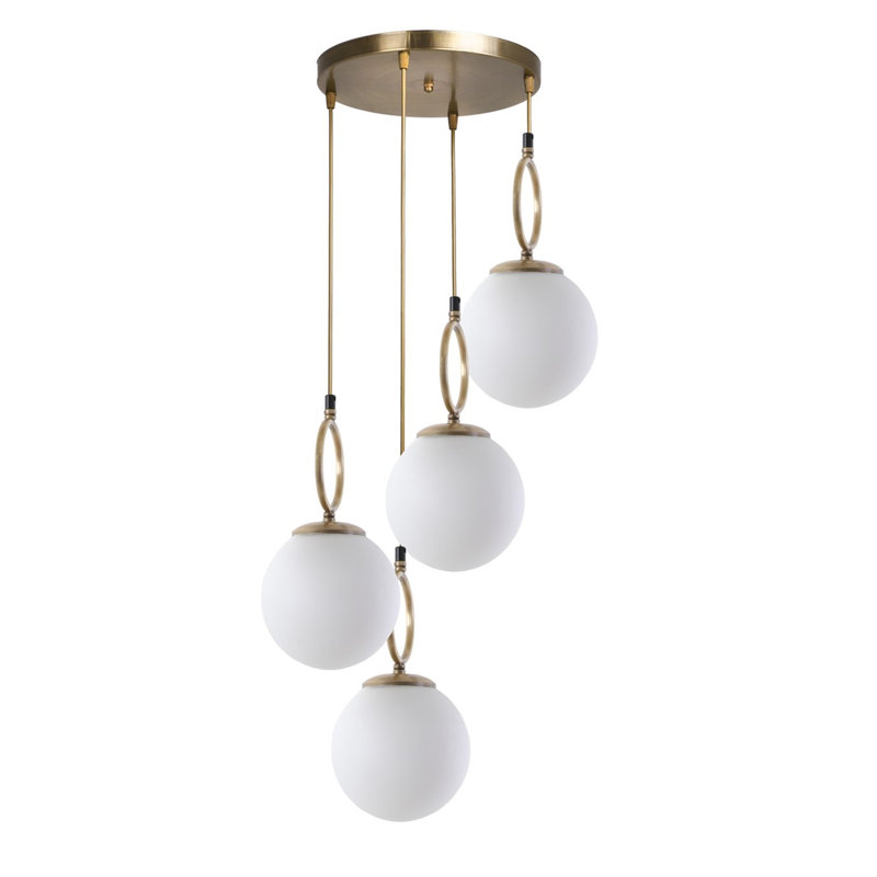 Lustre globe à 4 lumières Shymia