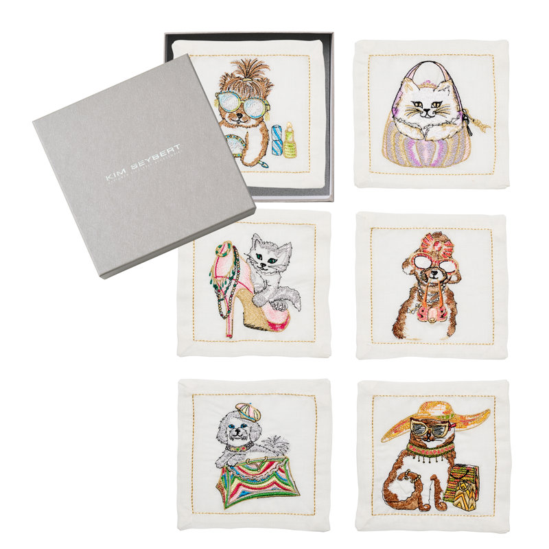 Diva Pets Cocktail Napkin Set