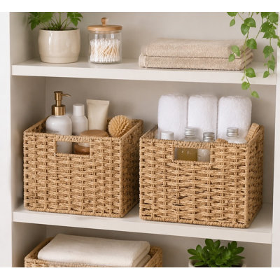 Bungalow Rose Paper Decorative Basket